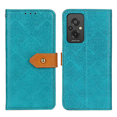 Coque Portefeuille Livre Cuir Etui Clapet K05Z pour Xiaomi Redmi 11 Prime 4G Vert