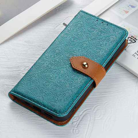 Coque Portefeuille Livre Cuir Etui Clapet K05Z pour Xiaomi Redmi 9T 4G Vert