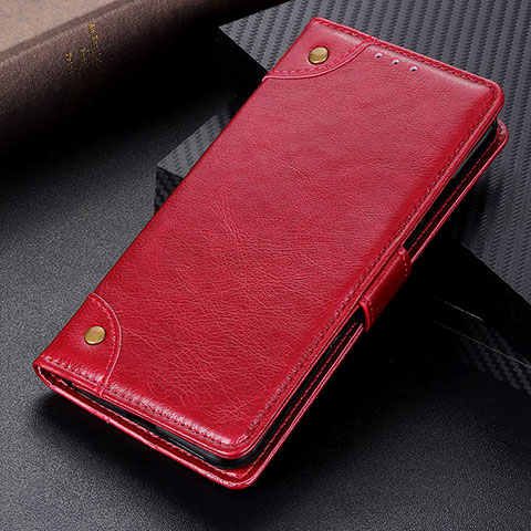 Coque Portefeuille Livre Cuir Etui Clapet K06Z pour Xiaomi Redmi 9T 4G Rouge