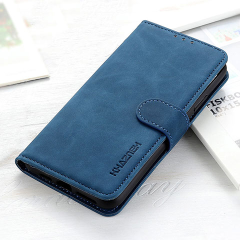 Coque Portefeuille Livre Cuir Etui Clapet KZ3 pour Huawei Honor X5 Bleu