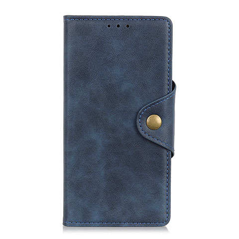 Coque Portefeuille Livre Cuir Etui Clapet L01 pour Alcatel 3X Bleu