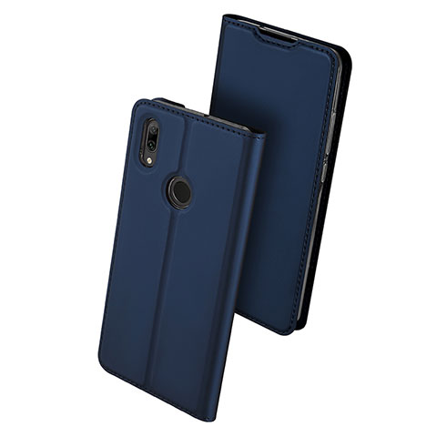 Coque Portefeuille Livre Cuir Etui Clapet L01 pour Huawei P Smart (2019) Bleu