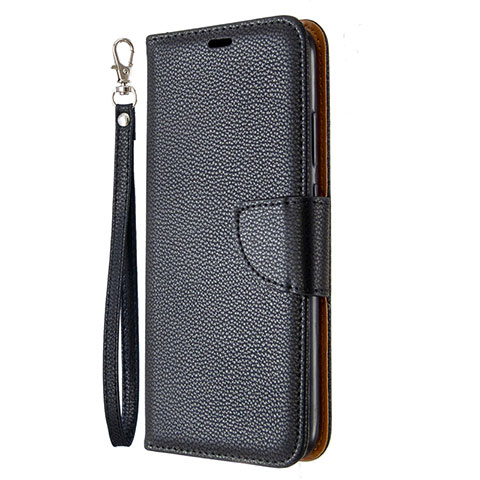 Coque Portefeuille Livre Cuir Etui Clapet L01 pour Huawei Y7p Noir