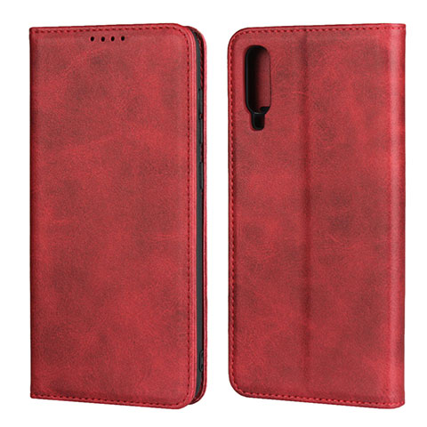 Coque Portefeuille Livre Cuir Etui Clapet L01 pour Samsung Galaxy A90 5G Rouge