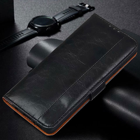 Coque Portefeuille Livre Cuir Etui Clapet L01 pour Samsung Galaxy M21 Noir