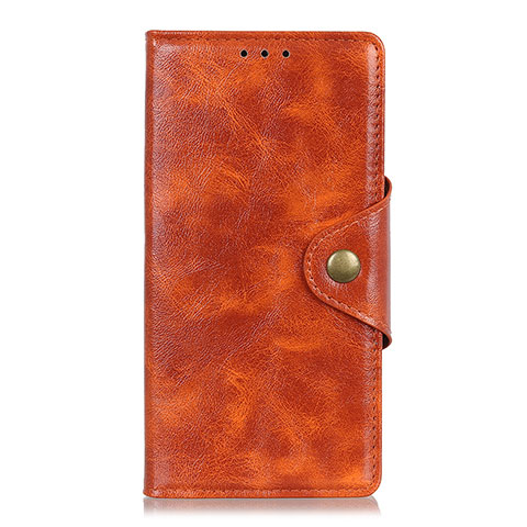 Coque Portefeuille Livre Cuir Etui Clapet L01 pour Xiaomi Poco M2 Pro Orange
