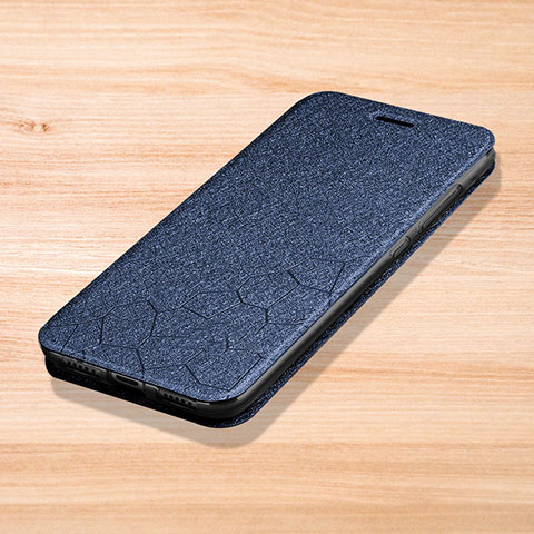 Coque Portefeuille Livre Cuir Etui Clapet L01 pour Xiaomi Redmi Note 7 Pro Bleu