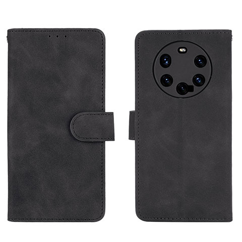 Coque Portefeuille Livre Cuir Etui Clapet L01Z pour Huawei Mate 40 Pro+ Plus Noir