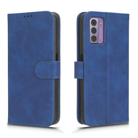 Coque Portefeuille Livre Cuir Etui Clapet L01Z pour Nokia G42 5G Bleu