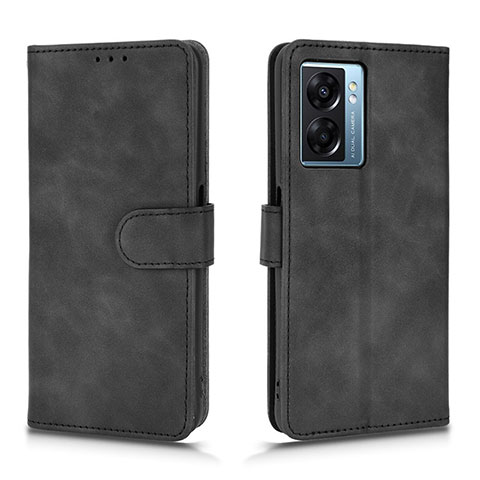 Coque Portefeuille Livre Cuir Etui Clapet L01Z pour OnePlus Nord N300 5G Noir