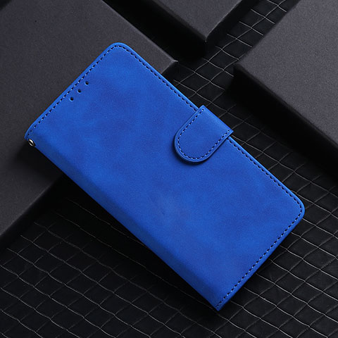 Coque Portefeuille Livre Cuir Etui Clapet L01Z pour Samsung Galaxy A21 Bleu