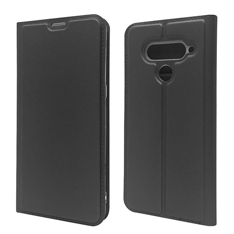 Coque Portefeuille Livre Cuir Etui Clapet L02 pour LG V50 ThinQ 5G Noir