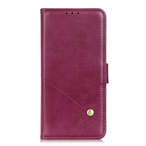 Coque Portefeuille Livre Cuir Etui Clapet L02 pour Motorola Moto G9 Plus Vin Rouge