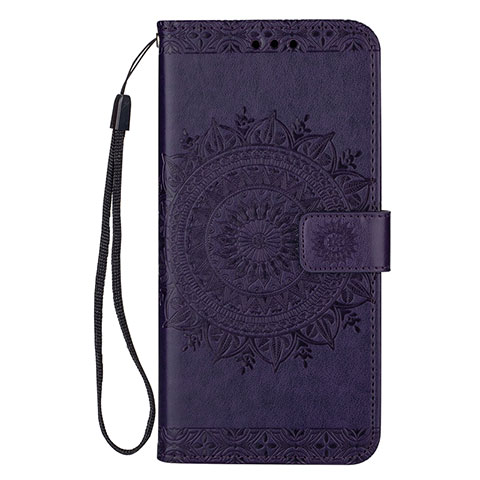 Coque Portefeuille Livre Cuir Etui Clapet L02 pour Samsung Galaxy S20 5G Violet
