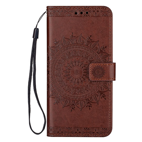 Coque Portefeuille Livre Cuir Etui Clapet L02 pour Samsung Galaxy S20 Marron