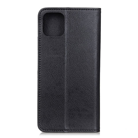 Coque Portefeuille Livre Cuir Etui Clapet L02 pour Xiaomi Mi 10 Lite Noir