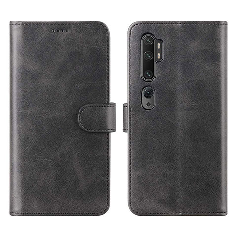 Coque Portefeuille Livre Cuir Etui Clapet L02 pour Xiaomi Mi Note 10 Pro Noir