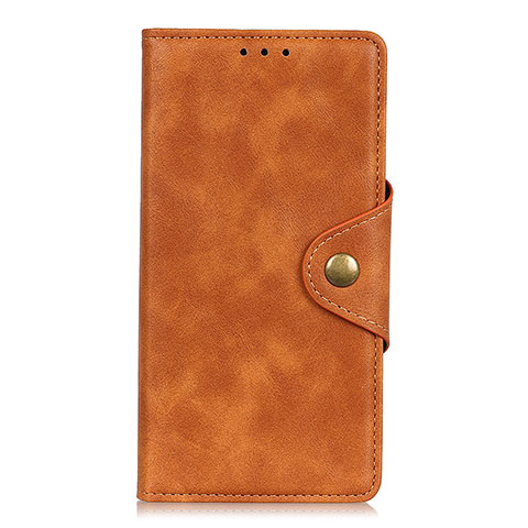 Coque Portefeuille Livre Cuir Etui Clapet L02 pour Xiaomi Redmi Note 9S Orange