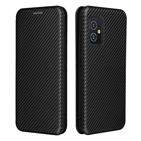 Coque Portefeuille Livre Cuir Etui Clapet L02Z pour Asus Zenfone 8 ZS590KS Noir