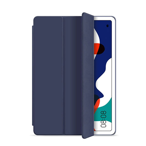 Coque Portefeuille Livre Cuir Etui Clapet L03 pour Huawei MatePad 10.4 Bleu