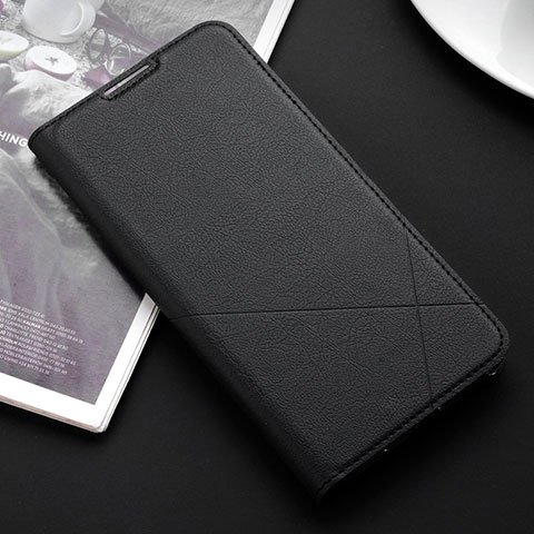 Coque Portefeuille Livre Cuir Etui Clapet L03 pour Huawei P Smart (2019) Noir