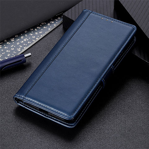 Coque Portefeuille Livre Cuir Etui Clapet L03 pour Samsung Galaxy S21 5G Bleu