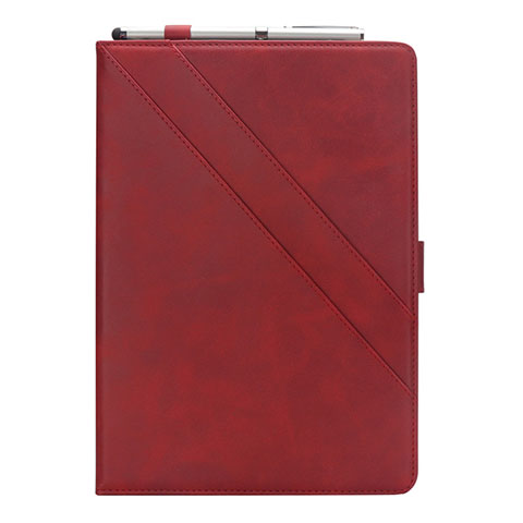 Coque Portefeuille Livre Cuir Etui Clapet L03 pour Samsung Galaxy Tab S5e Wi-Fi 10.5 SM-T720 Rouge
