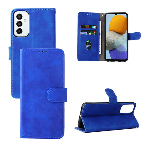 Coque Portefeuille Livre Cuir Etui Clapet L03Z pour Samsung Galaxy M23 5G Bleu