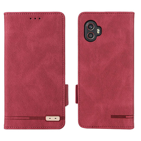 Coque Portefeuille Livre Cuir Etui Clapet L03Z pour Samsung Galaxy XCover 6 Pro 5G Rouge