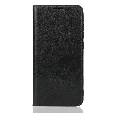 Coque Portefeuille Livre Cuir Etui Clapet L04 pour Huawei Enjoy 9 Noir