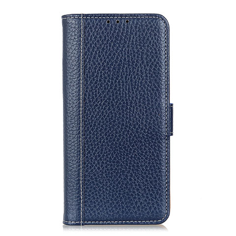 Coque Portefeuille Livre Cuir Etui Clapet L04 pour Huawei Y5p Bleu