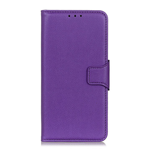 Coque Portefeuille Livre Cuir Etui Clapet L04 pour Oppo Find X2 Pro Violet