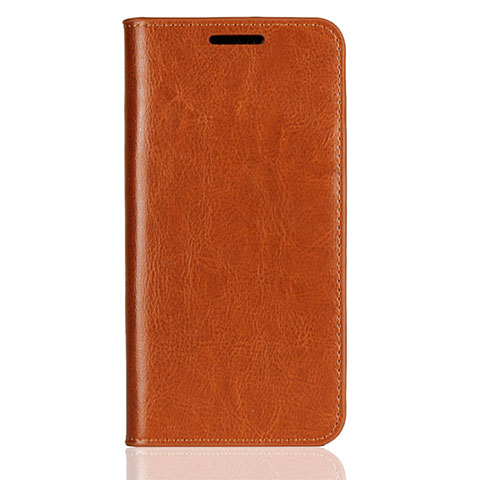 Coque Portefeuille Livre Cuir Etui Clapet L05 pour Huawei Nova 3e Orange