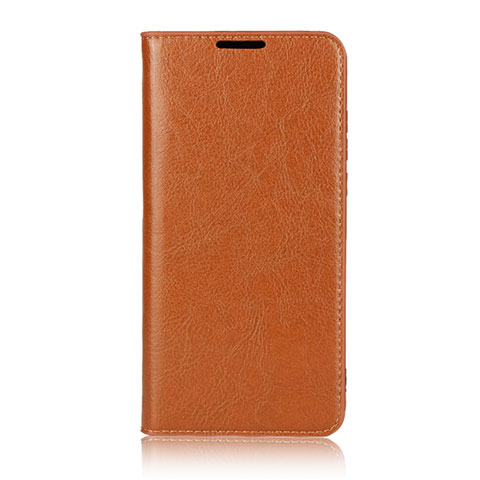 Coque Portefeuille Livre Cuir Etui Clapet L05 pour Huawei P30 Lite New Edition Orange