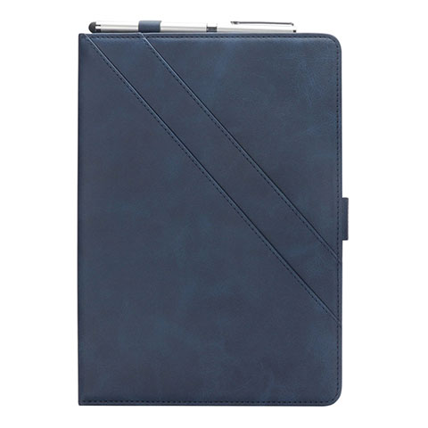 Coque Portefeuille Livre Cuir Etui Clapet L05 pour Samsung Galaxy Tab S6 Lite 10.4 SM-P610 Bleu