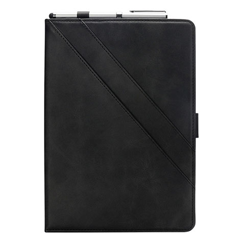 Coque Portefeuille Livre Cuir Etui Clapet L05 pour Samsung Galaxy Tab S6 Lite 4G 10.4 SM-P615 Noir