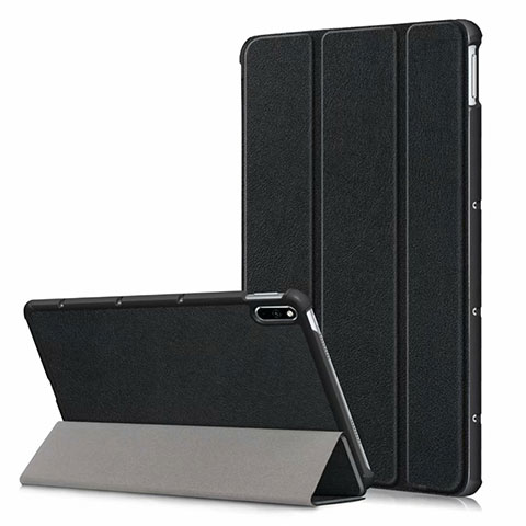 Coque Portefeuille Livre Cuir Etui Clapet L06 pour Huawei MatePad Noir