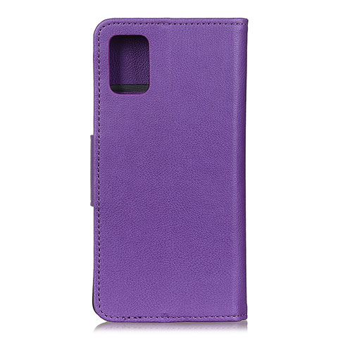 Coque Portefeuille Livre Cuir Etui Clapet L07 pour Huawei Honor Play4T Pro Violet