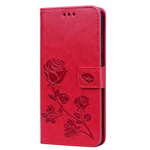 Coque Portefeuille Livre Cuir Etui Clapet L07 pour Huawei Honor View 10 Lite Rouge