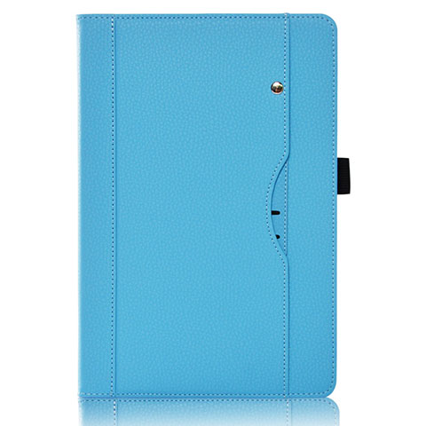 Coque Portefeuille Livre Cuir Etui Clapet L07 pour Huawei MediaPad M6 8.4 Bleu Ciel