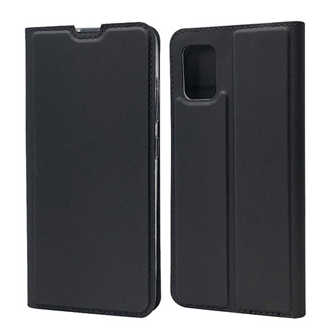Coque Portefeuille Livre Cuir Etui Clapet L07 pour Samsung Galaxy A71 5G Noir