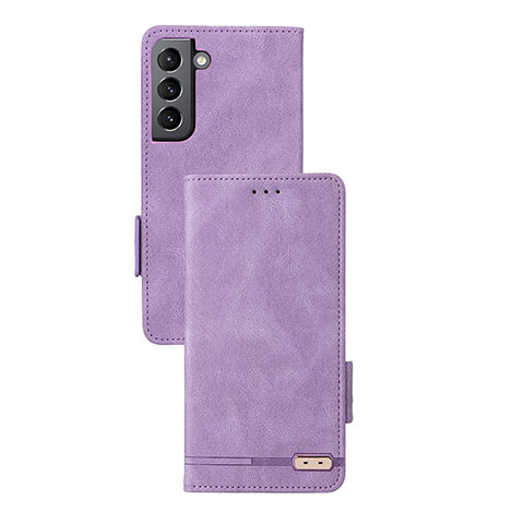 Coque Portefeuille Livre Cuir Etui Clapet L07Z pour Samsung Galaxy S24 5G Violet