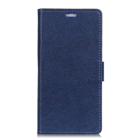 Coque Portefeuille Livre Cuir Etui Clapet L08 pour Asus Zenfone 5 ZS620KL Bleu