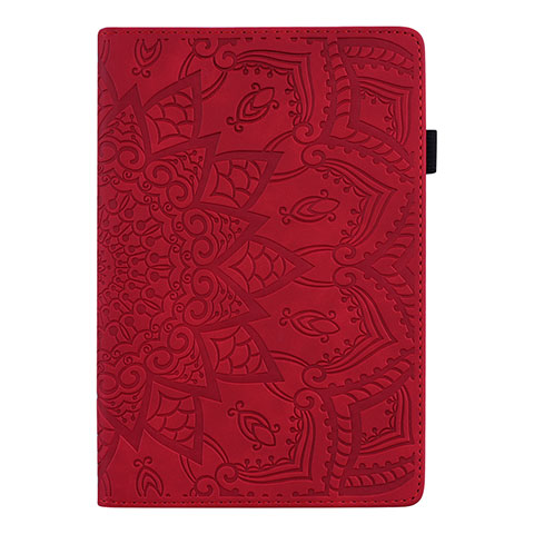 Coque Portefeuille Livre Cuir Etui Clapet L08 pour Huawei MediaPad M6 8.4 Rouge