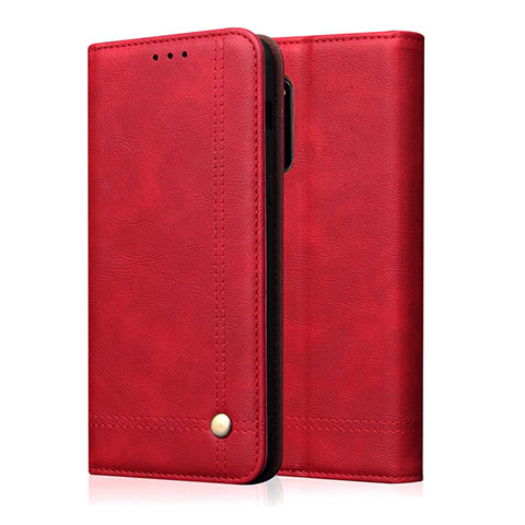 Coque Portefeuille Livre Cuir Etui Clapet L09 pour Huawei Honor 30 Rouge