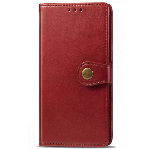 Coque Portefeuille Livre Cuir Etui Clapet L09 pour Samsung Galaxy M21s Rouge
