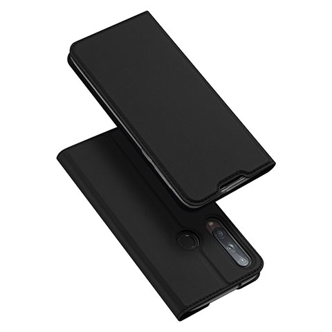Coque Portefeuille Livre Cuir Etui Clapet L10 pour Huawei Honor 9C Noir
