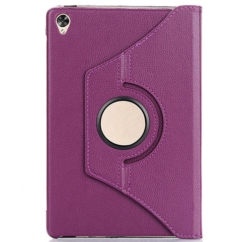 Coque Portefeuille Livre Cuir Etui Clapet L10 pour Huawei MediaPad M6 10.8 Violet