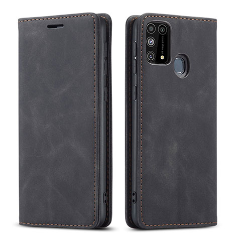Coque Portefeuille Livre Cuir Etui Clapet L15 pour Samsung Galaxy M21s Noir