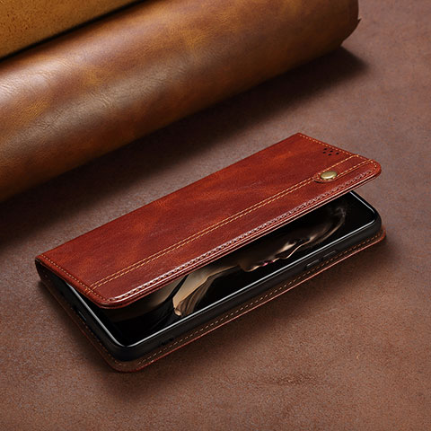 Coque Portefeuille Livre Cuir Etui Clapet L23 pour Apple iPhone 14 Rouge